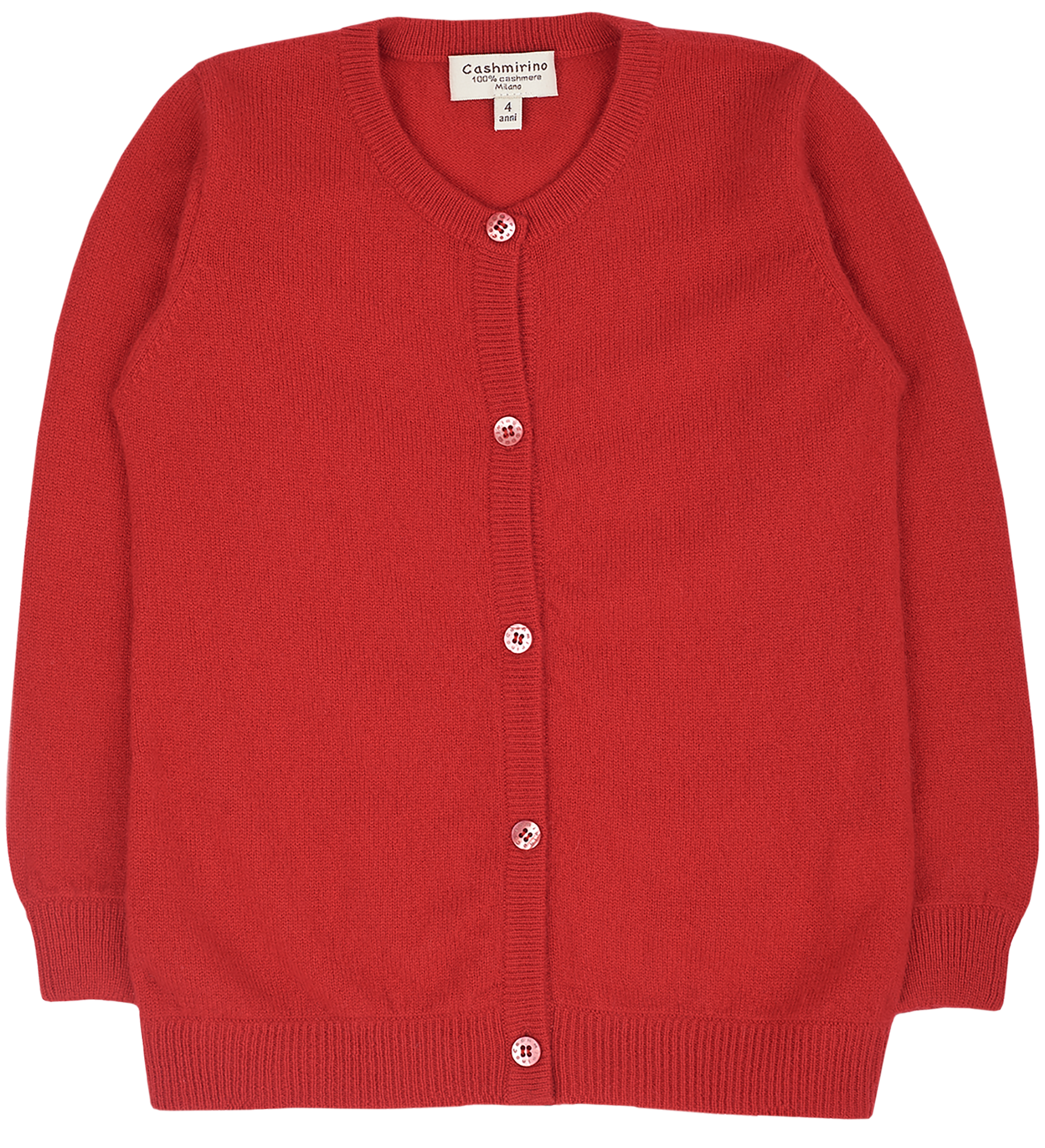 Teen Girl - Sofi 100% Cashmere Crew Neck Everyday Cardigan