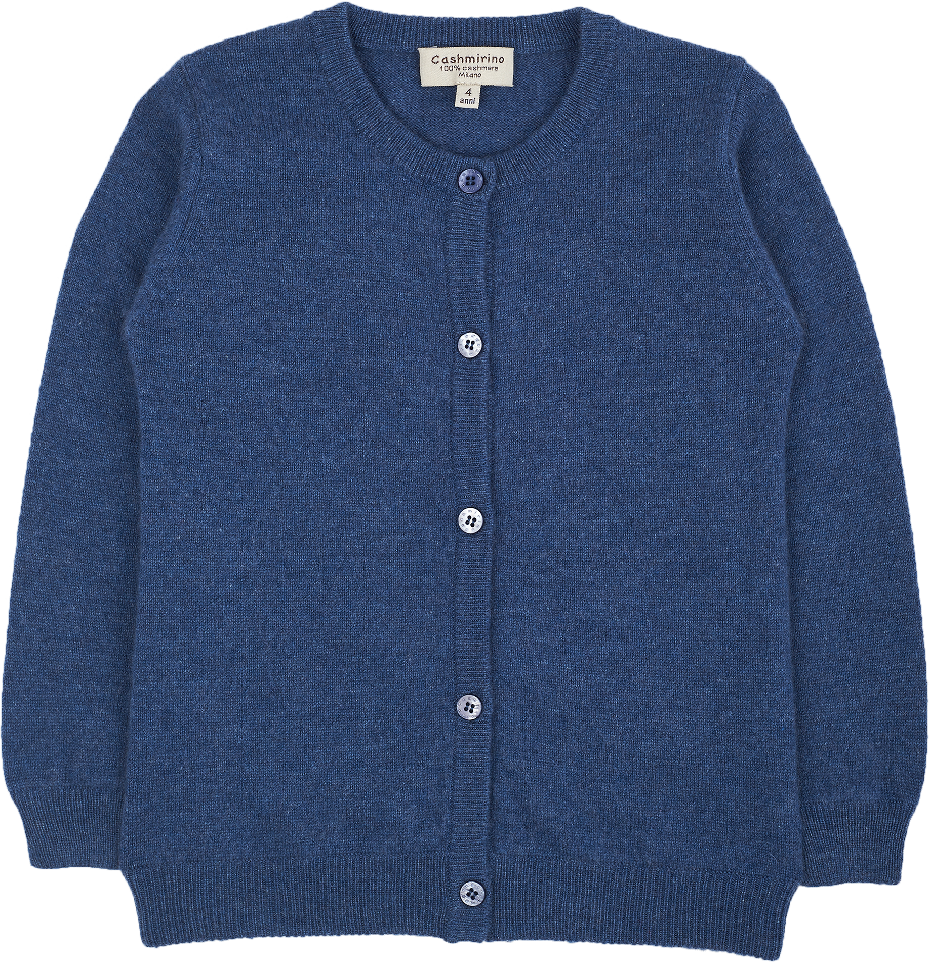 Teen Girl - Sofi 100% Cashmere Crew Neck Everyday Cardigan