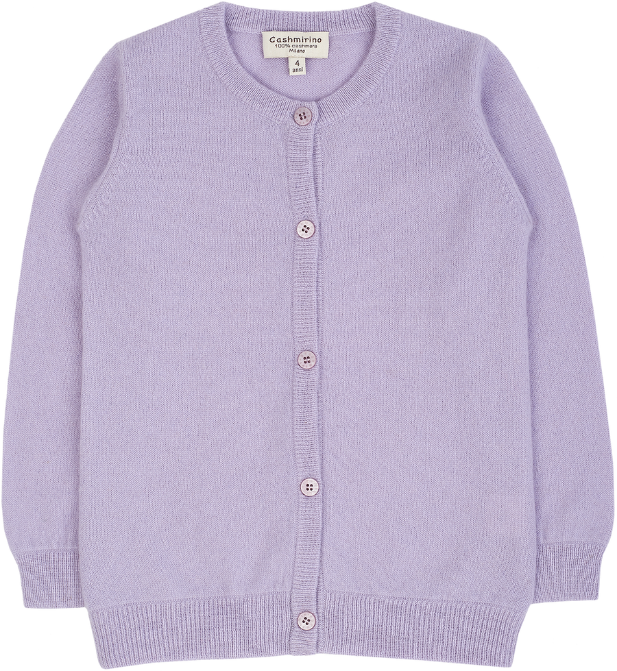 Lilac clearance cashmere cardigan