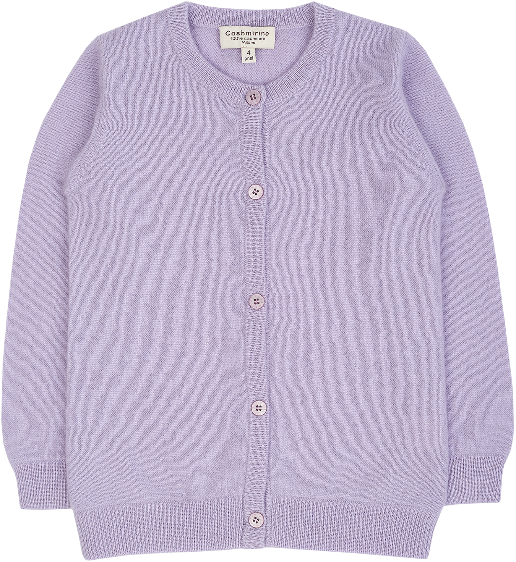 Teen Girl - Sofi 100% Cashmere Crew Neck Everyday Cardigan