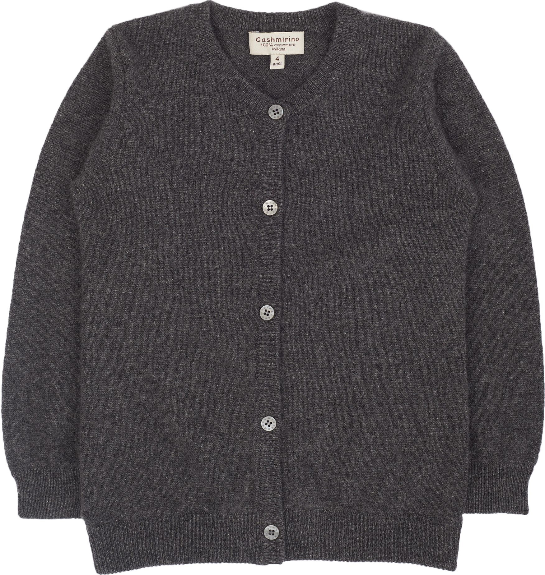 Teen Girl - Sofi 100% Cashmere Crew Neck Everyday Cardigan