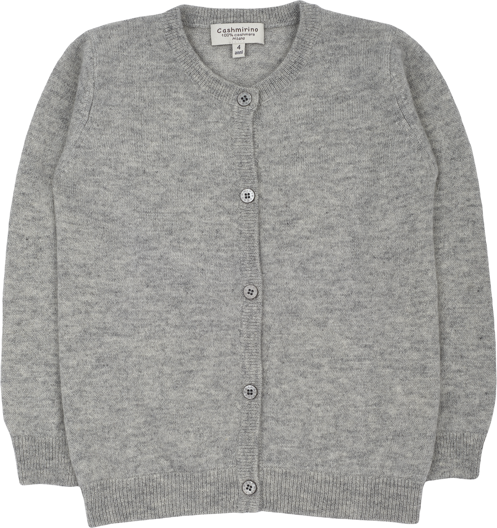 Teen Girl - Sofi 100% Cashmere Crew Neck Everyday Cardigan