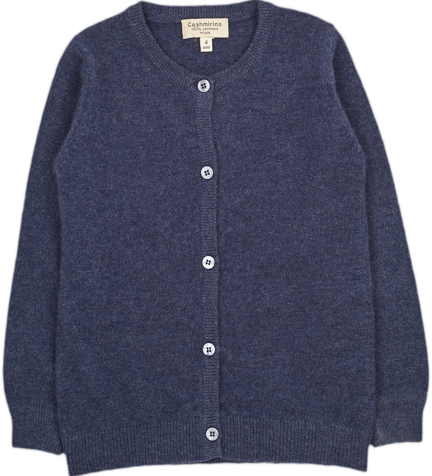 Teen Girl - Sofi 100% Cashmere Crew Neck Everyday Cardigan
