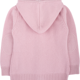Girl - Vera 100% Cashmere Cardigan Hoodie With Zip Fastening