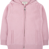 Girl - Vera 100% Cashmere Cardigan Hoodie With Zip Fastening