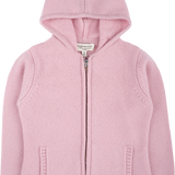 Girl - Vera 100% Cashmere Cardigan Hoodie With Zip Fastening