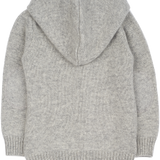 Girl - Vera 100% Cashmere Cardigan Hoodie With Zip Fastening