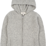 Girl - Vera 100% Cashmere Cardigan Hoodie With Zip Fastening