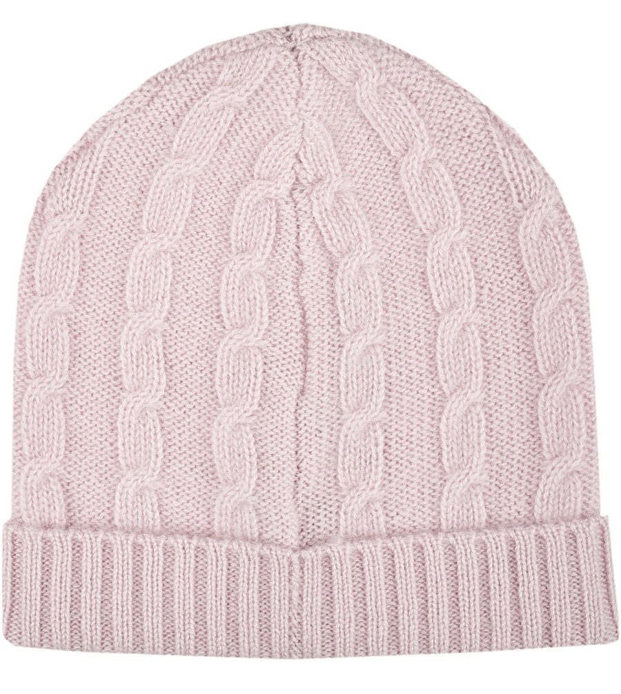 Baby Girl Peyton 100 Cashmere Cable Knit Hat Cashmirino