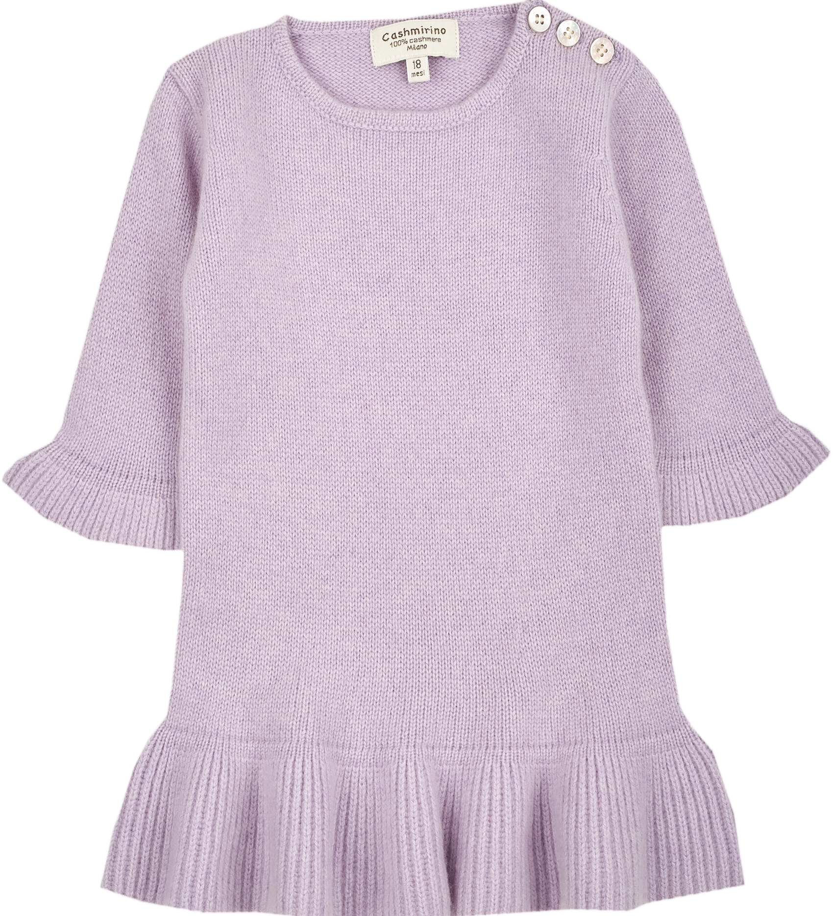Baby Girl - 31JFDRE33 Cashmere Midi Dress
