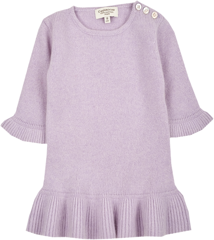 Baby Girl - 31JFDRE33 Cashmere Midi Dress
