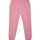 Girl - Eleonora 100% Cashmere Joggers With Borders