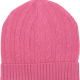 Girl - Peyton 100% Cashmere Cable Knit Hat And Scarf Set
