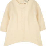 Baby Girl - Asymetric set with dots 100% Cashmere Set