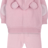Baby Girl - Teddy 100% Cashmere Teddy Bear Set