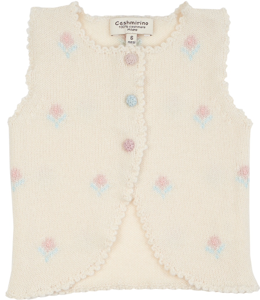 Sleeveless sweater sales for baby girl