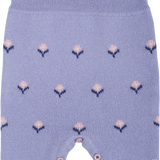 Baby Cashmere Romper With Matching V-Neck Cardigan Set