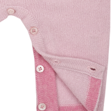 Baby Girl - 100% Cashmere Sleeveless Knit With Romper Floral Shrug Set