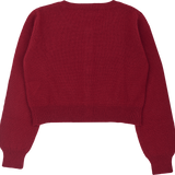 Girl - Silvie 100% Lightweight Cashmere Modern Shrug With Round Neck And Long Sleeves