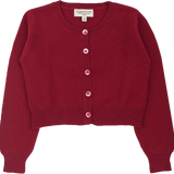 Girl - Silvie 100% Lightweight Cashmere Modern Shrug With Round Neck And Long Sleeves