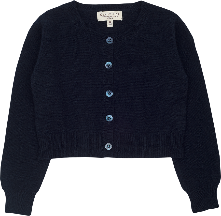 Black cashmere shrug top