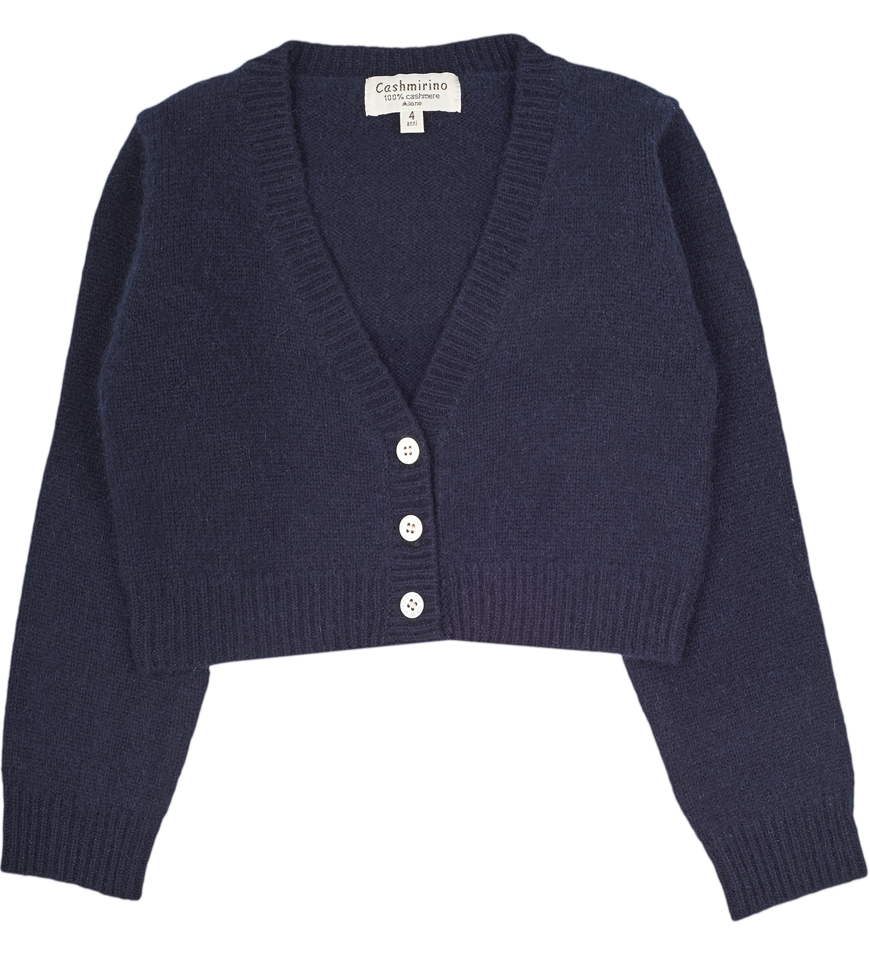 Girl - Cashmere Cropped Cardigan