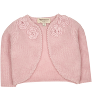 Baby Girl - Bella 100% Cashmere Cropped Cardigan