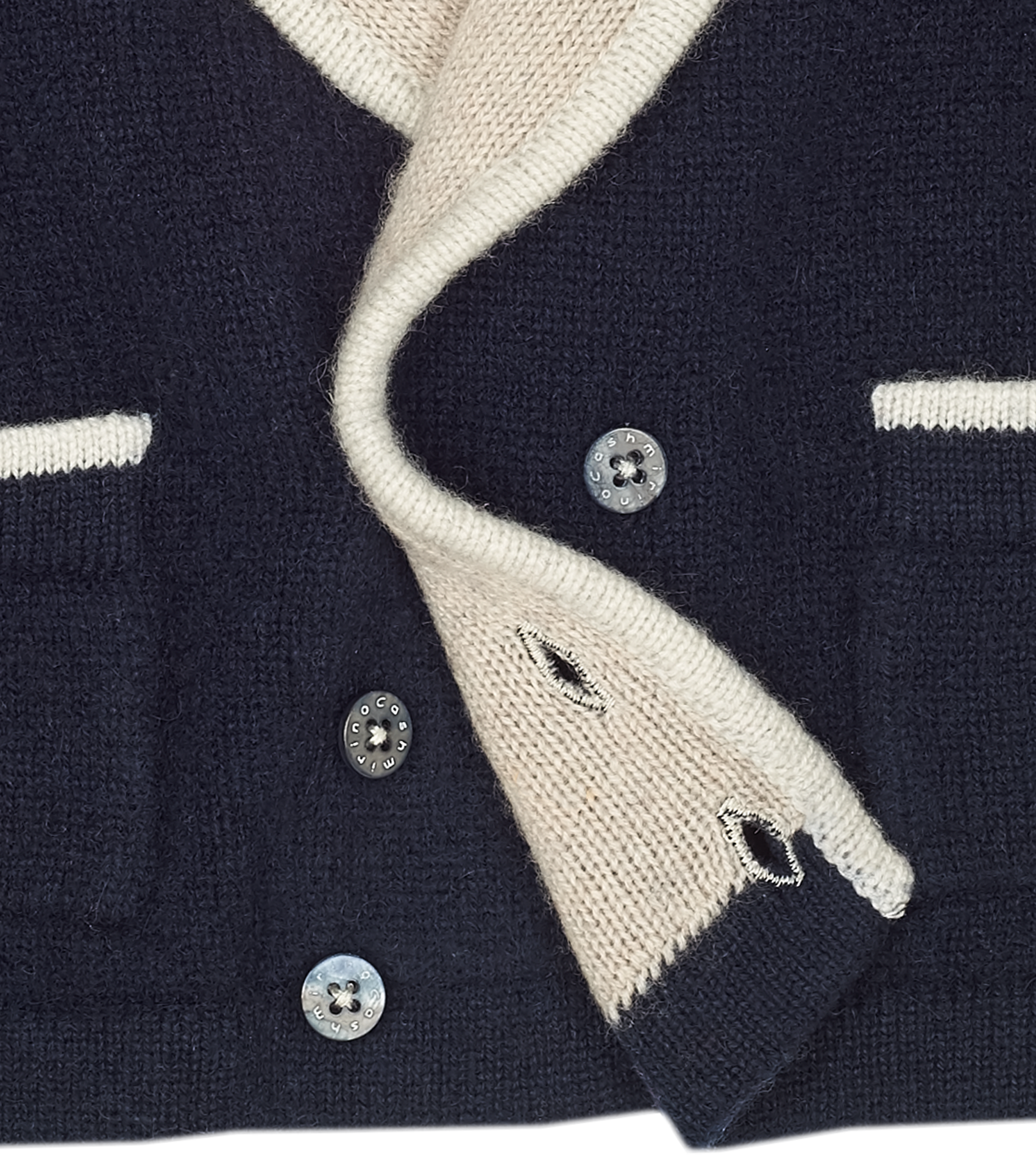Baby Boy - Nat 100% Cashmere Double Breasted Blazer