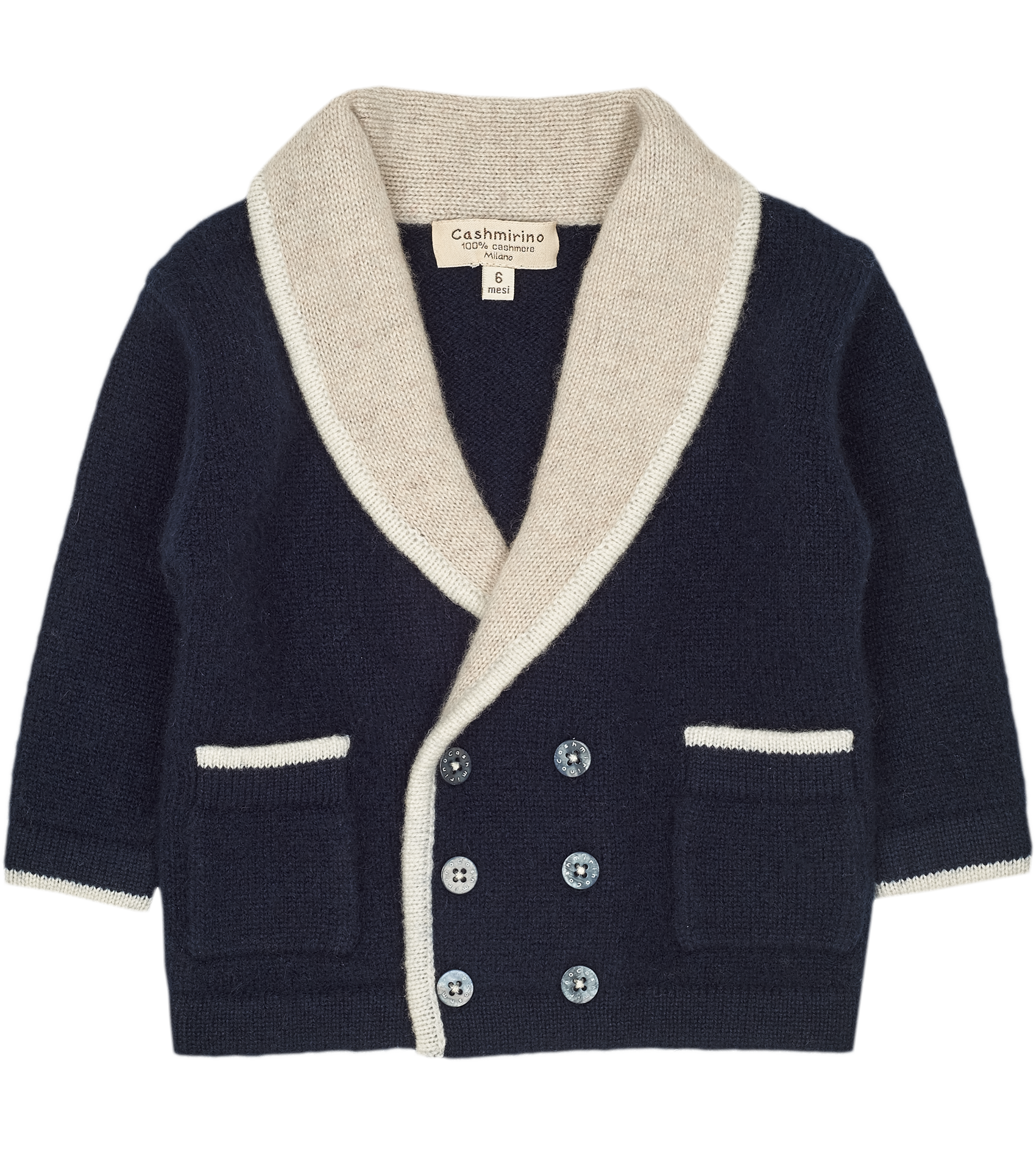 Baby Boy - Nat 100% Cashmere Double Breasted Blazer