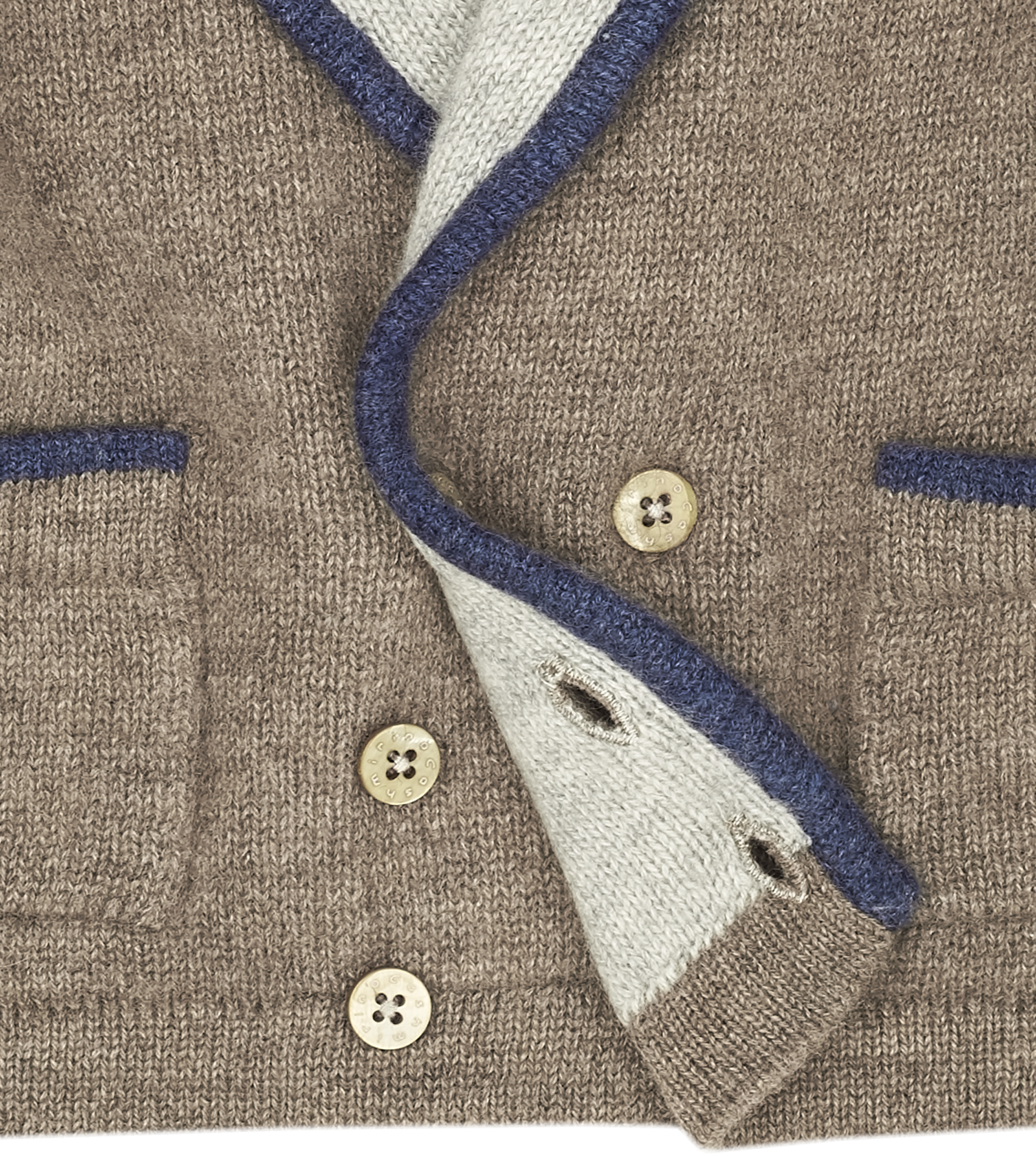 Baby Boy - Nat 100% Cashmere Double Breasted Blazer