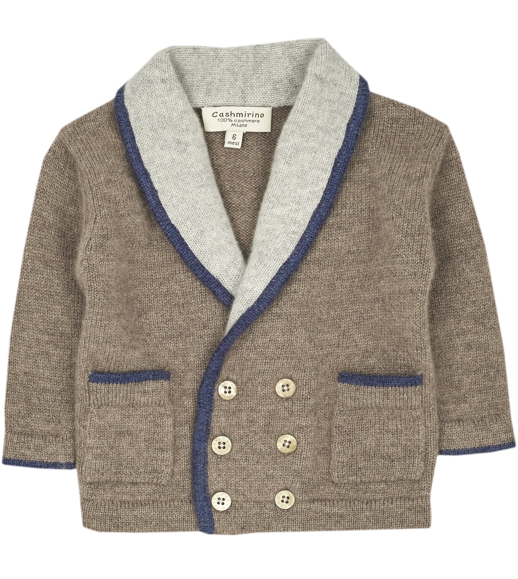 Baby Boy - Nat 100% Cashmere Double Breasted Blazer