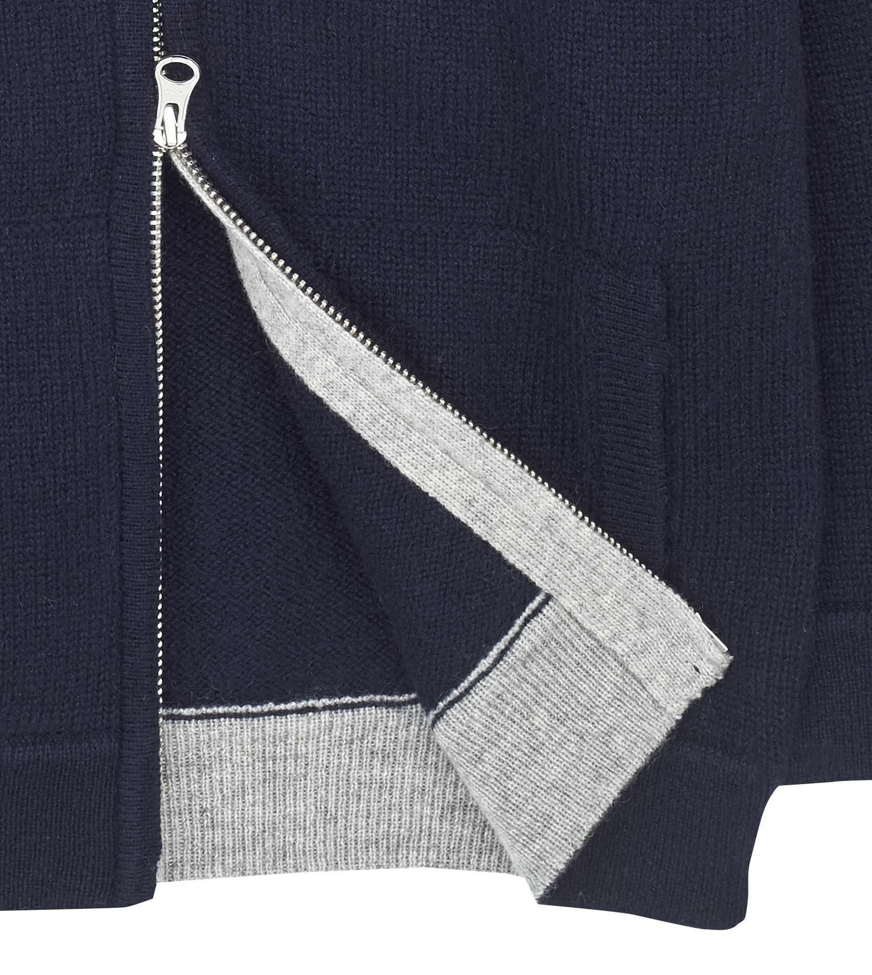 Baby Boy - Alex 100% Cashmere High Neck Cardigan