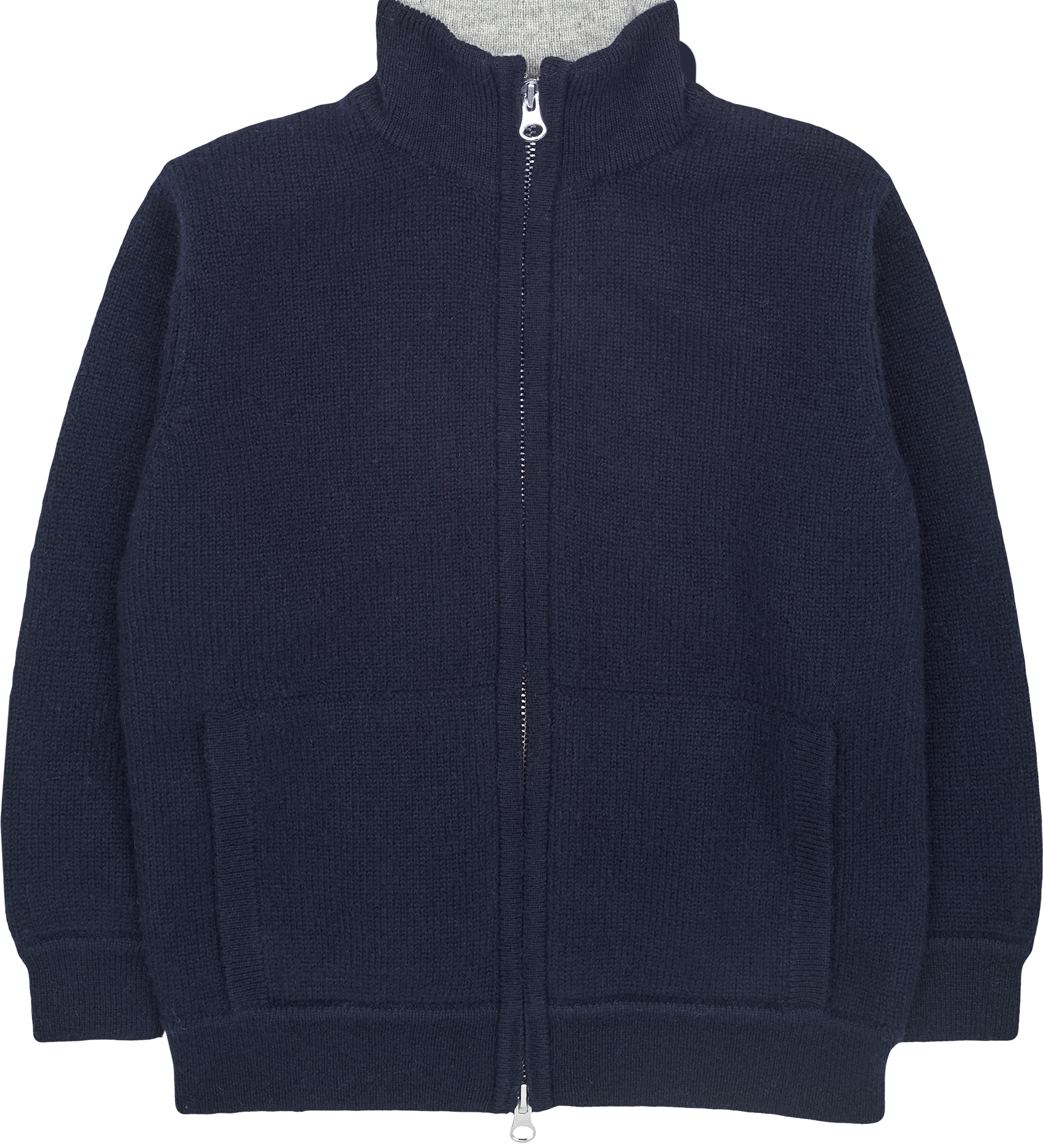 Baby Boy - Alex 100% Cashmere High Neck Cardigan