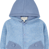 Baby Boy - Paolo 100% Cashmere Cardigan Hoodie With Mitten Style Pockets