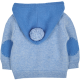 Baby Boy - Paolo 100% Cashmere Cardigan Hoodie With Mitten Style Pockets