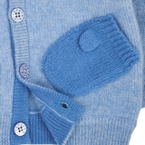 Baby Boy - Paolo 100% Cashmere Cardigan Hoodie With Mitten Style Pockets