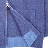 Boy - Manu 100% Cashmere Cardigan Hoodie With Elbow Patches