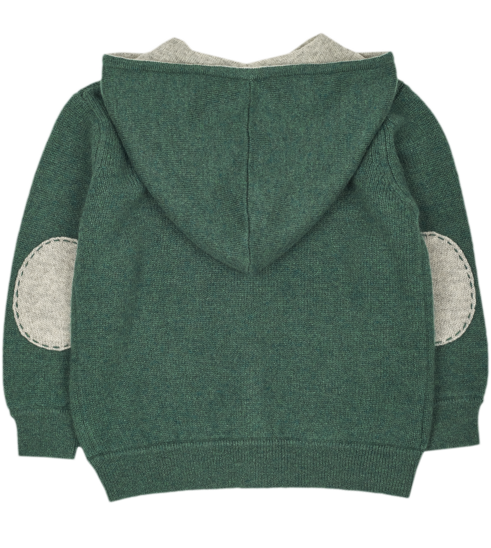 #Forest green melange l Light Grey