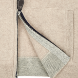 Boy - Mattia 100% Cashmere Zip-up Cardigan