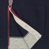 Boy - Mattia 100% Cashmere Zip-up Cardigan