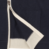 Men - Jorge 100% Premium Cashmere High Neck Cardigan