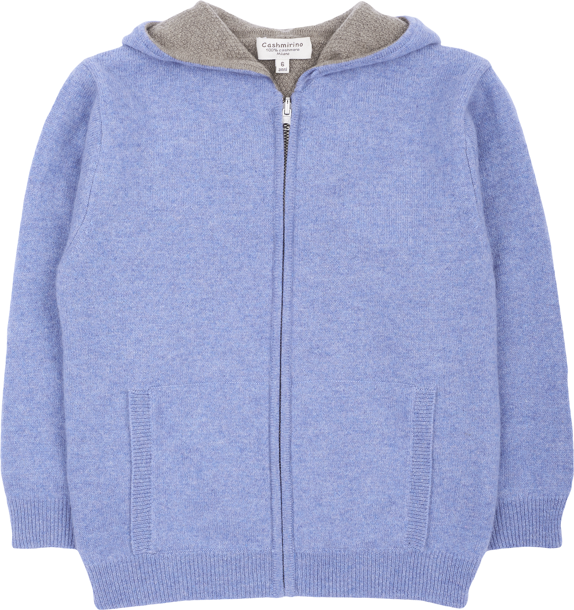 Boy - 100% Cashmere Reversible Knitted Hoodie