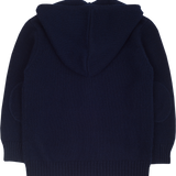 Girl - Vera 100% Cashmere Cardigan Hoodie With Zip Fastening