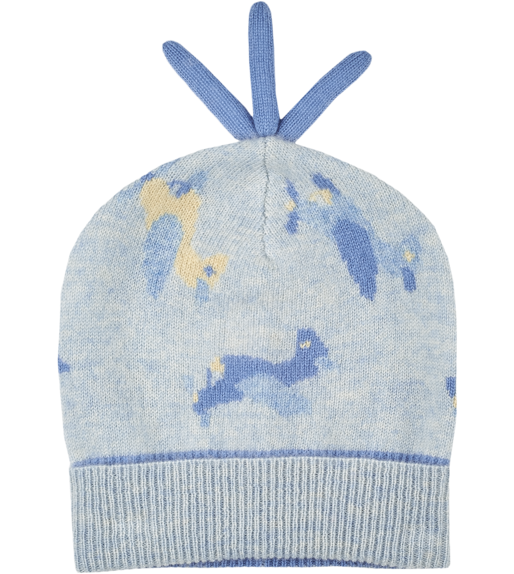 Baby Boy - Edoardo Intarsia 100% Cashmere Hat