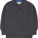 Boy - Vittorio 100% Cashmere V-Neck Jumper