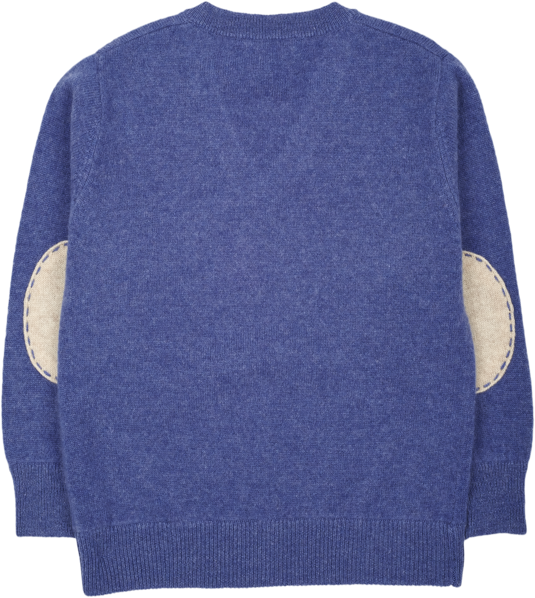 #Ocean Blue Melange l Beige