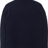 Men - 100% Premium Cashmere Cable Knit Roll Neck Jumper