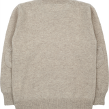 Boy - Cashmere Round Neck Jumper With Elbow Patches