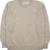 Boy - Cashmere Round Neck Jumper With Elbow Patches