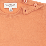 Baby Cashmere Round Neck Jumper With Elbow Patches